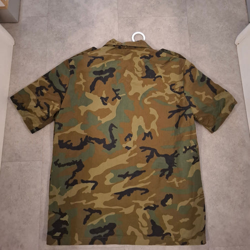Spanish Army "Ejercito de Tierra" Camouflage Short-sleeve Shirt Size M