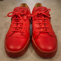 Giuseppe Zanotti "Frankie" Full red low tops Size 41 (US 8)