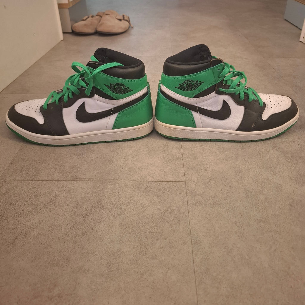 Jordan 1 High "Lucky Green" Size 44 (US 10) *with crease protectors*