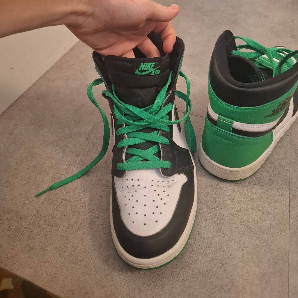 Jordan 1 High "Lucky Green" Size 44 (US 10) *with crease protectors*