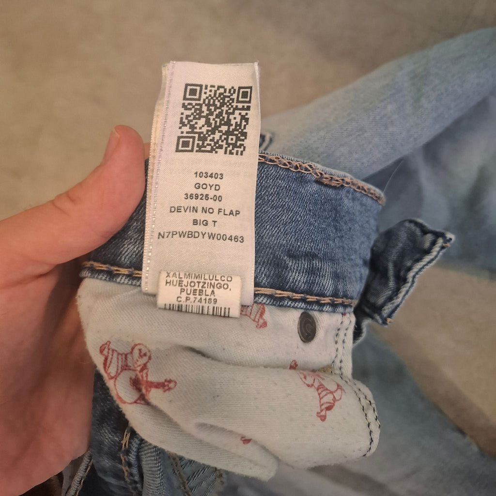 True Religion "Devin" Straight-cut jeans W31