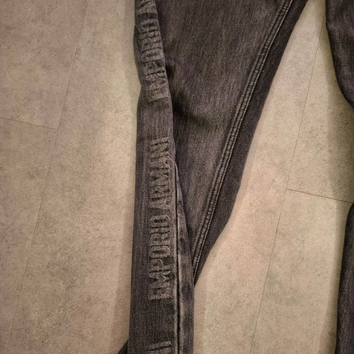 Emporio Armani Jeans J75 Slim Fit Grey Side Logo Size W30 / T30 (pre-owned)