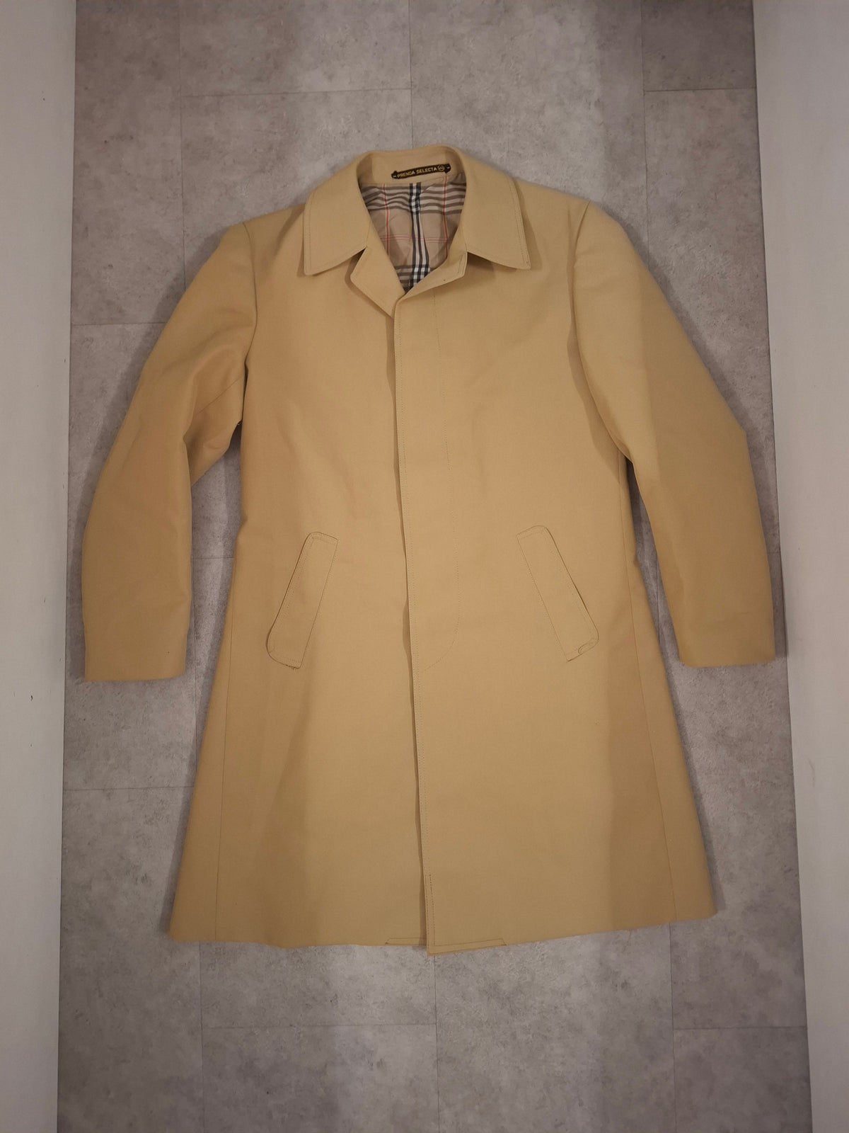 1970s - 1980s Vintage Prenda Selecta Trench Coat Sz 46